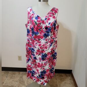 Talbots Woman Sheath Dress Floral